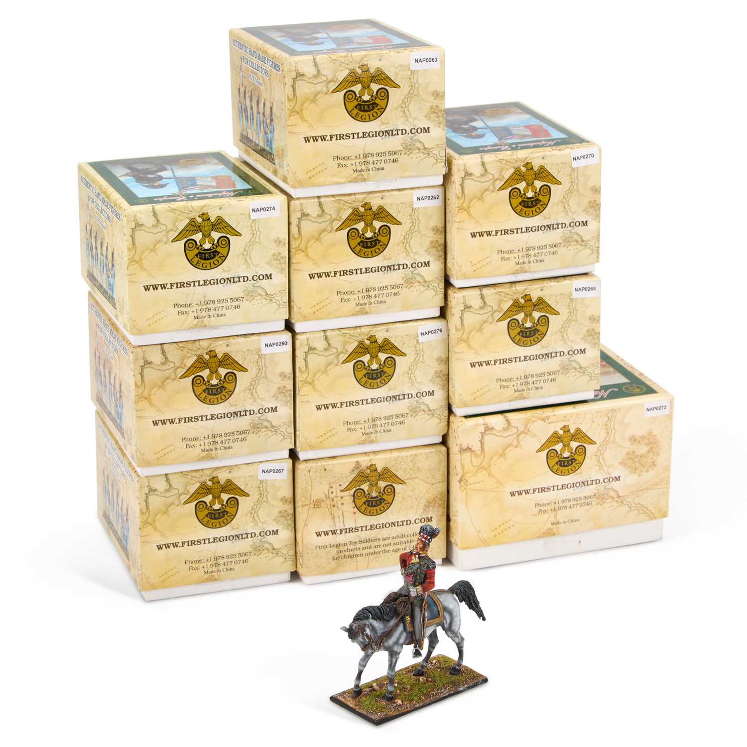 Lot 73 - A GROUP OF BOXED FIRST LEGION NAPOLEONIC FIGURES