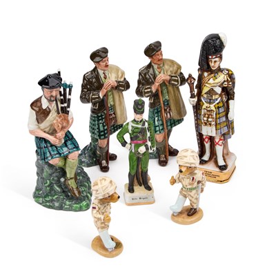 Lot 118 - TWO ROYAL DOULTON FIGURES OF 'THE LAIRD'