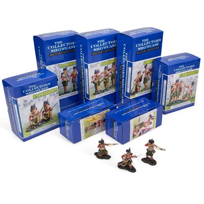 Lot 58 - A GROUP OF BOXED COLLECTORS SHOWCASE 92ND HIGHLANDERS FIGURES