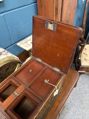 Lot 1144 - A LARGE 19TH CENTURY POKERWORK TEA CADDY