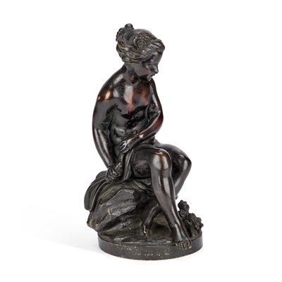 Lot 920 - A FRENCH BRONZE FIGURE OF PSYCHE