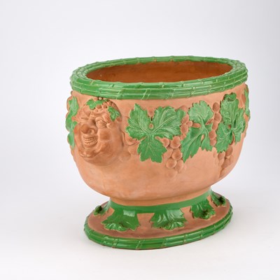 Lot 87 - A RARE DAVENPORT TERRACOTTA WINE COOLER