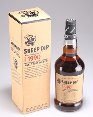 Lot 211 - A BOTTLE OF ‘SHEEP DIP’ “OLD HEBRIDEAN” VINTAGE 1990 BLENDED MALT