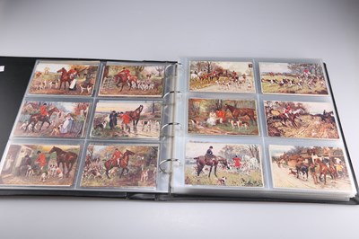 Lot 464 - A COLLECTION OF RAPHAEL TUCK OILETTE FOX HUNTING POSTCARDS