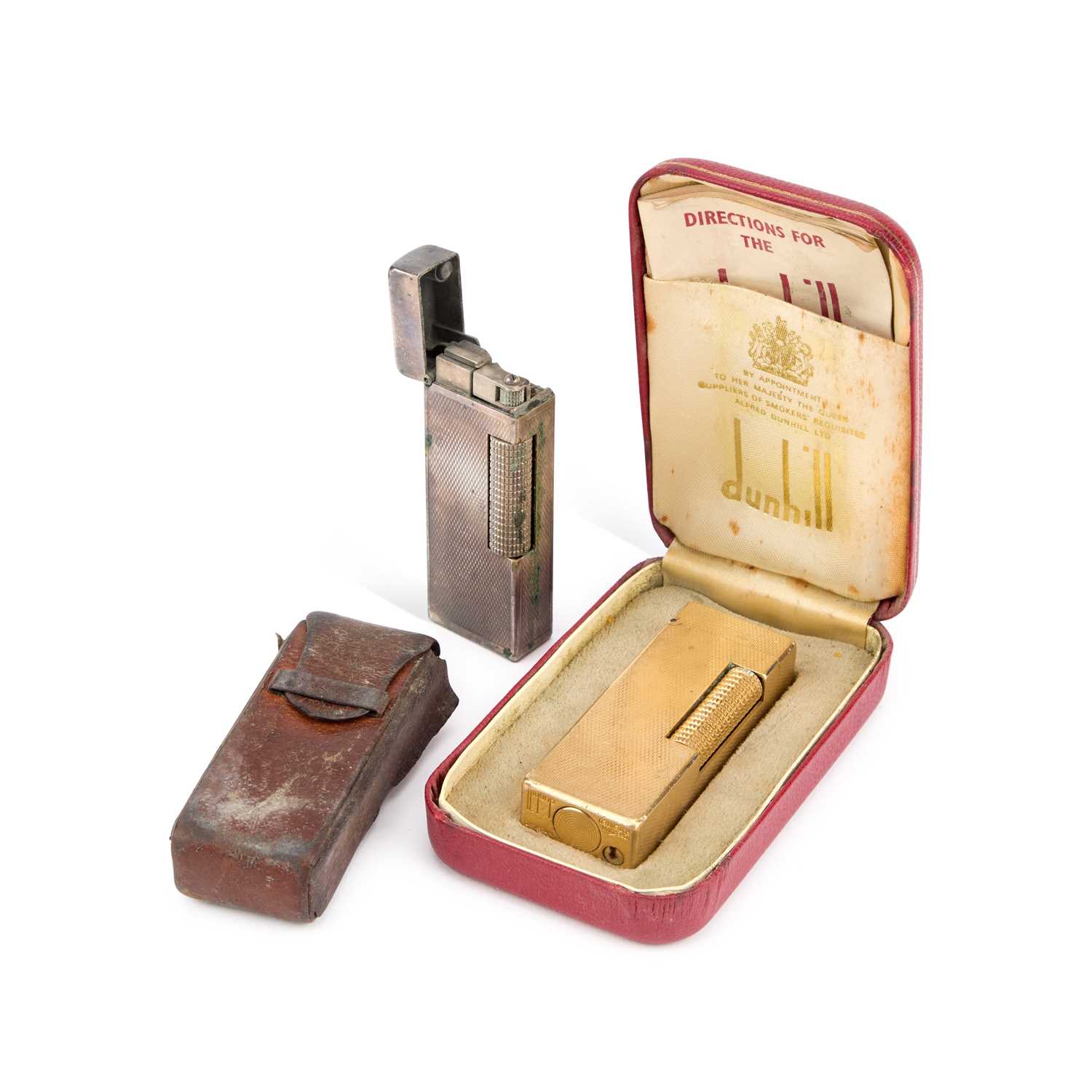 Lot 296 - TWO DUNHILL ROLLAGAS LIGHTERS