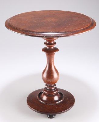 Lot 393 - A 19TH CENTURY MAHOGANY MINIATURE TABLE