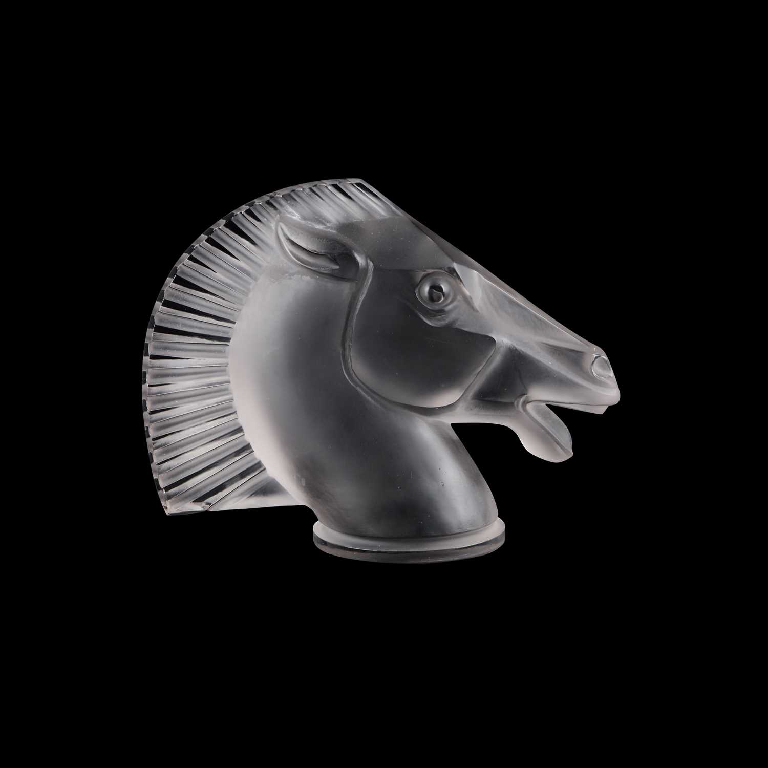 Lot 73 - RENÉ LALIQUE (FRENCH, 1860-1945), A 'LONGCHAMP-B' CAR MASCOT, DESIGNED 1929