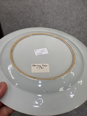 Lot 215 - TWO CHINESE BLUE AND WHITE PLATES