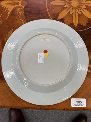 Lot 215 - TWO CHINESE BLUE AND WHITE PLATES