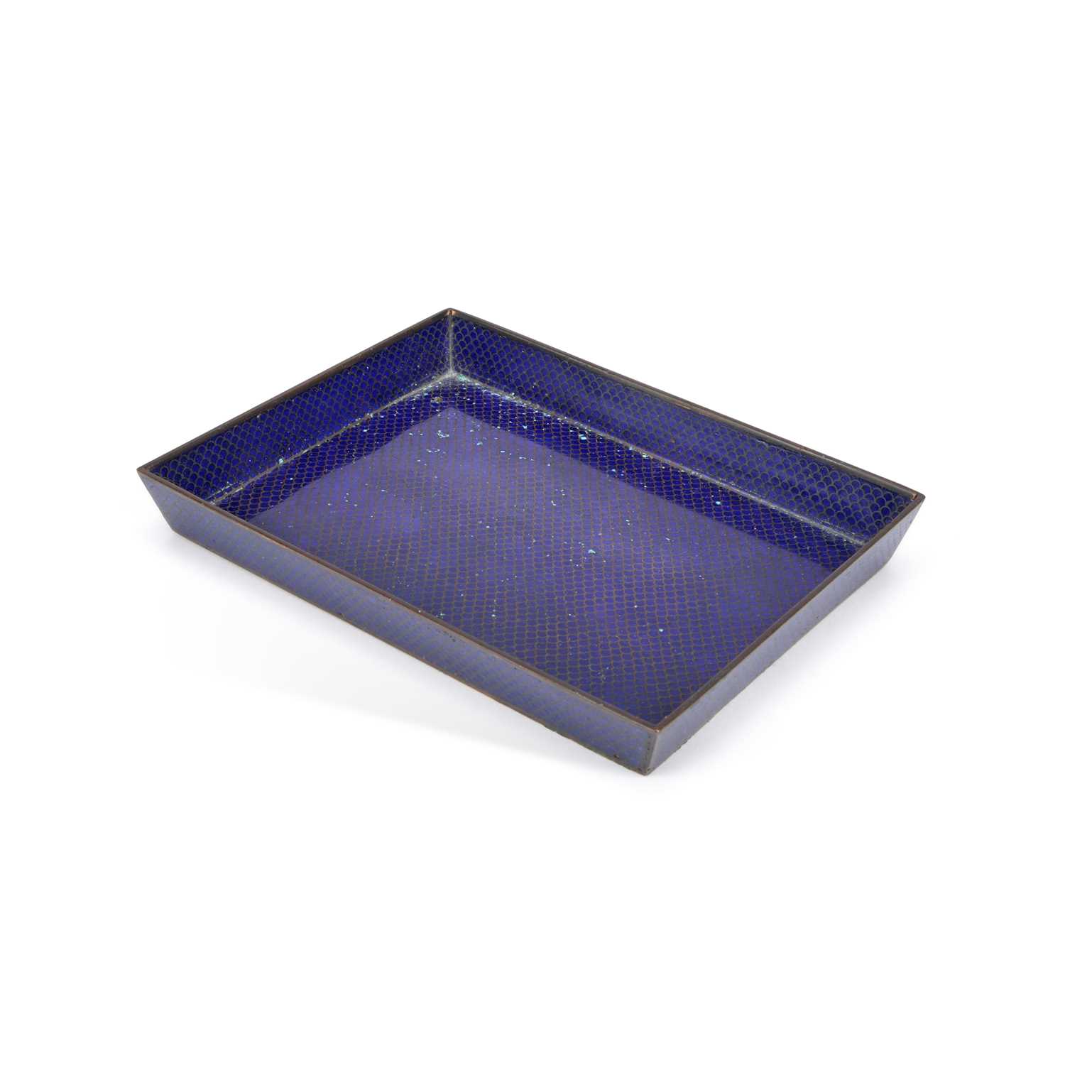 Lot 274 - AN ENAMEL VIDE POCHE