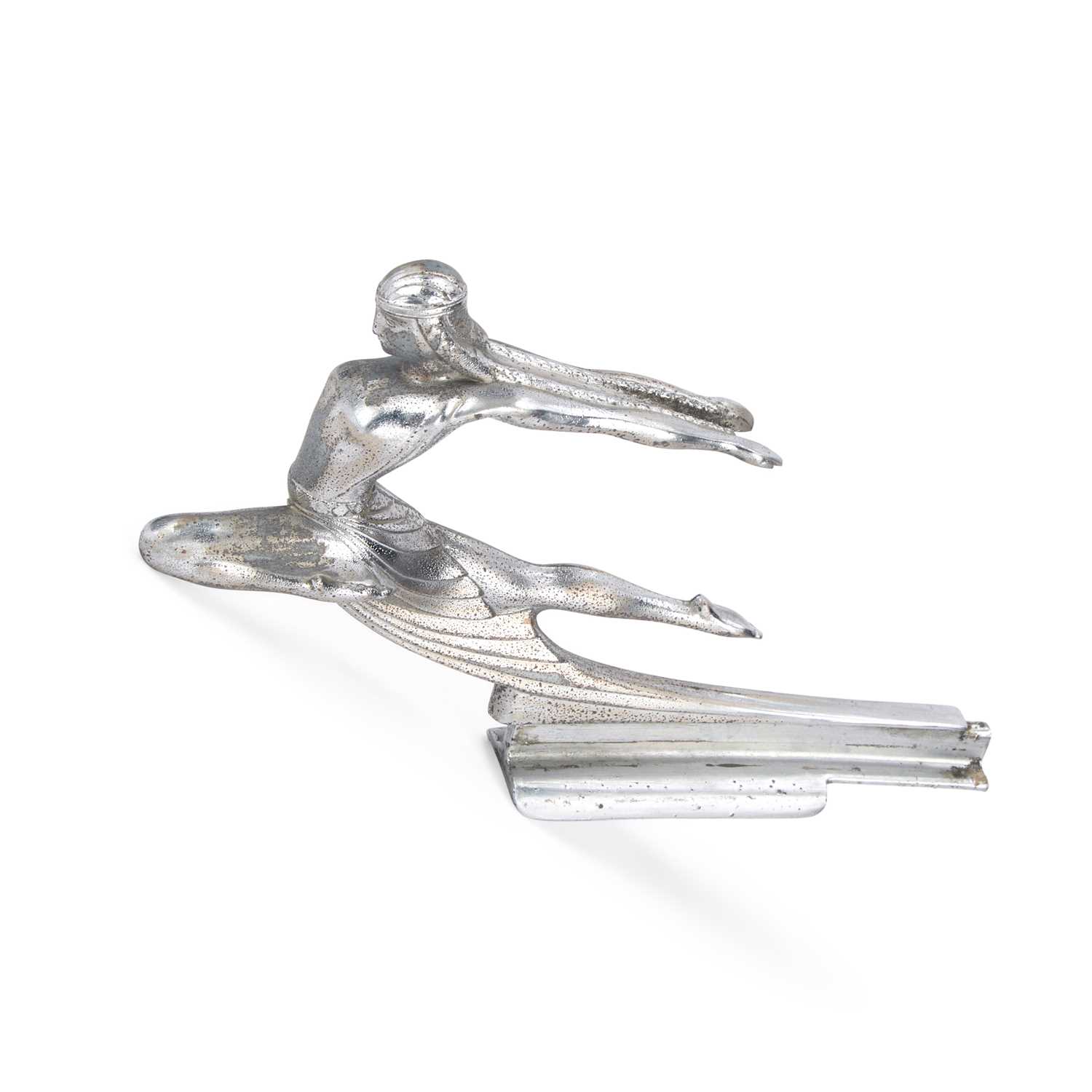 Lot 136 - A PONTIAC 'FLYING INDIAN MAIDEN' CAR MASCOT, CIRCA 1935