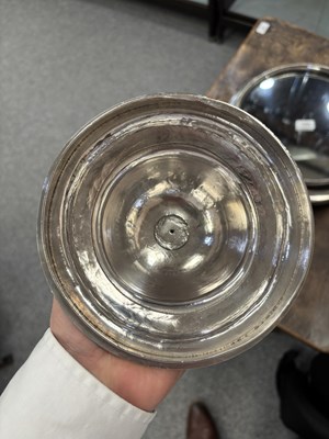Lot 438 - A GEORGE I SILVER CUP AND COVER