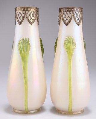 Lot 10 - A PAIR OF WILHELM KRALIK VASES