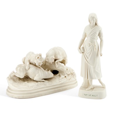 Lot 24 - AFTER P.J. MÊNE, A PARIAN TERRIER GROUP, OR "CHASSE AU LAPIN"