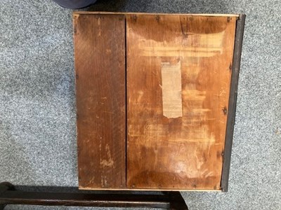 Lot 213 - A 17TH CENTURY OAK SIDE TABLE