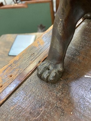 Lot 120 - A JAPANESE BRONZE OKIMONO