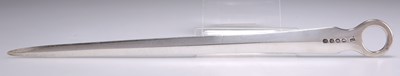 Lot 1189 - A GEORGE III SILVER MEAT SKEWER