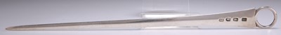 Lot 1154 - A GEORGE III SILVER MEAT SKEWER