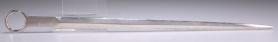 Lot 1191 - A GEORGE III SILVER MEAT SKEWER