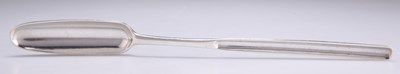 Lot 1181 - A GEORGE III SILVER MARROW SCOOP