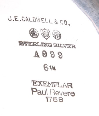 Lot 1020 - AN AMERICAN STERLING SILVER 'PAUL REVERE' BOWL