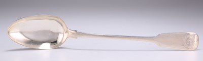 Lot 1183 - A GEORGE IV SILVER BASTING SPOON