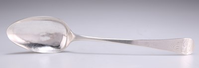 Lot 1143 - A GEORGE III SILVER TABLE SPOON