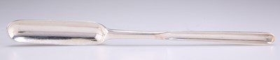 Lot 1152 - A GEORGE II SILVER MARROW SCOOP