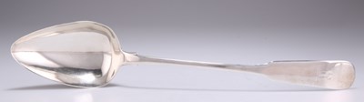 Lot 1204 - A GEORGE III IRISH SILVER BASTING SPOON