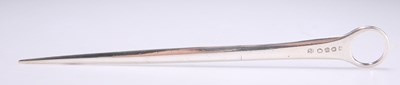 Lot 1149 - A GEORGE III SILVER MEAT SKEWER