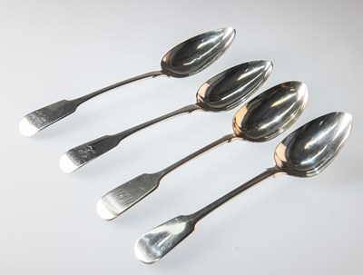 Lot 1087 - A GEORGE IV PROVINCIAL SILVER TABLE SPOON