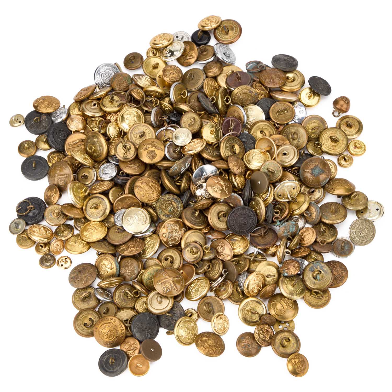 Lot 3 - A COLLECTION OF UNIFORM BUTTONS
