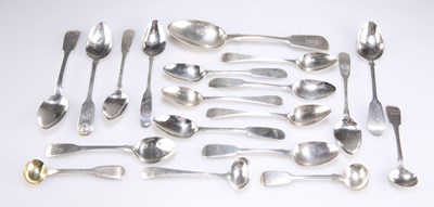 Lot 1228 - A COLLECTION OF PROVINCIAL SILVER SPOONS