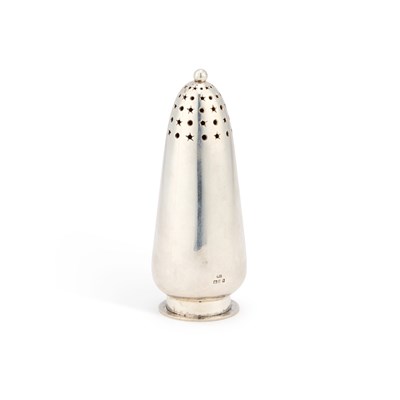 Lot 175 - AN ELIZABETH II SILVER SUGAR CASTER