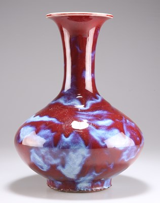 Lot 180 - A CHINESE SANG DE BOEUF VASE