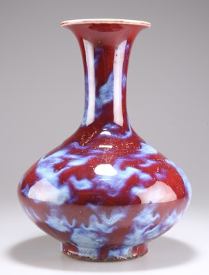 Lot 180 - A CHINESE SANG DE BOEUF VASE