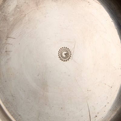 Lot 130 - A LARGE VICTORIAN SILVER ROSE BOWL