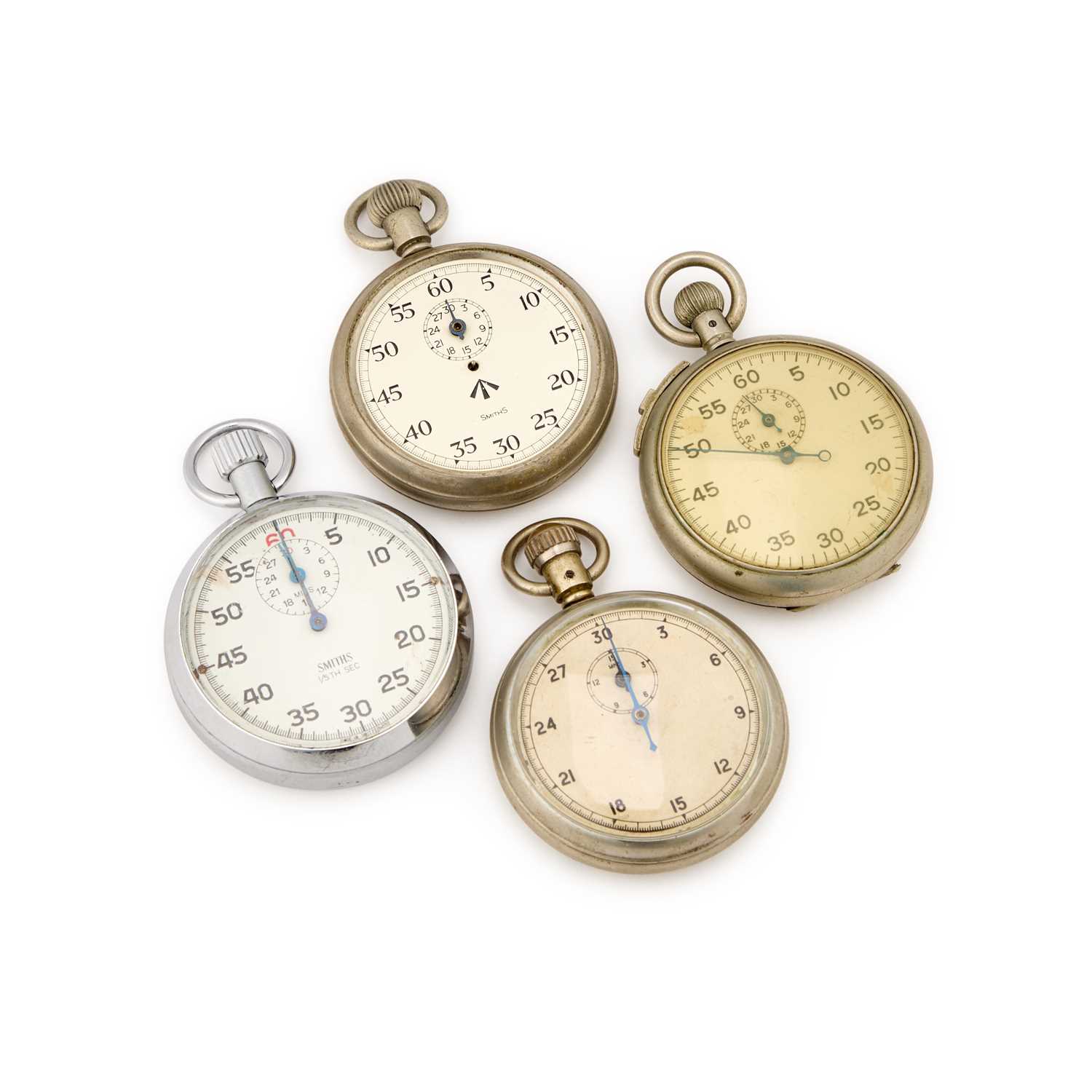 Lot 239 - FOUR MILITARY POCKET TIMERS