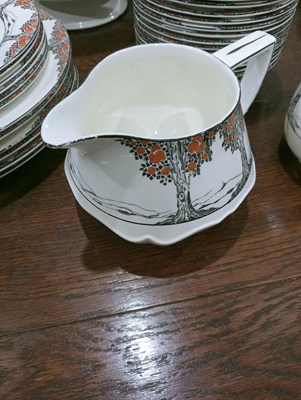 Lot 117 - AN EXTENSIVE COLLECTION OF CROWN DUCAL ORANGE TREE PATTERN CHINA