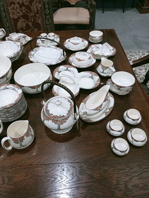 Lot 117 - AN EXTENSIVE COLLECTION OF CROWN DUCAL ORANGE TREE PATTERN CHINA