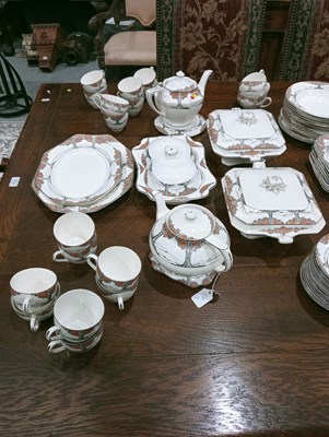 Lot 117 - AN EXTENSIVE COLLECTION OF CROWN DUCAL ORANGE TREE PATTERN CHINA