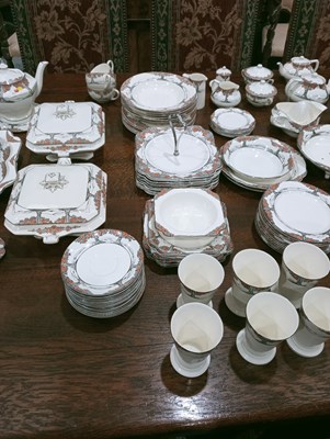 Lot 117 - AN EXTENSIVE COLLECTION OF CROWN DUCAL ORANGE TREE PATTERN CHINA