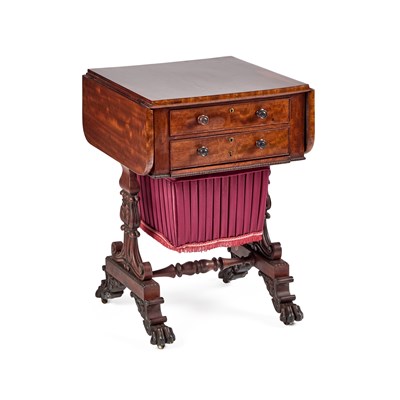 Lot 646 - A REGENCY MAHOGANY READING/ WORK TABLE