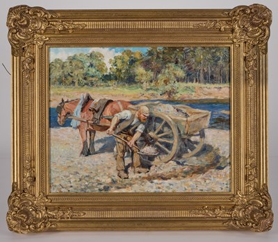 Lot 74 - RALPH HEDLEY RBA, STAITHES GROUP (1848-1930)