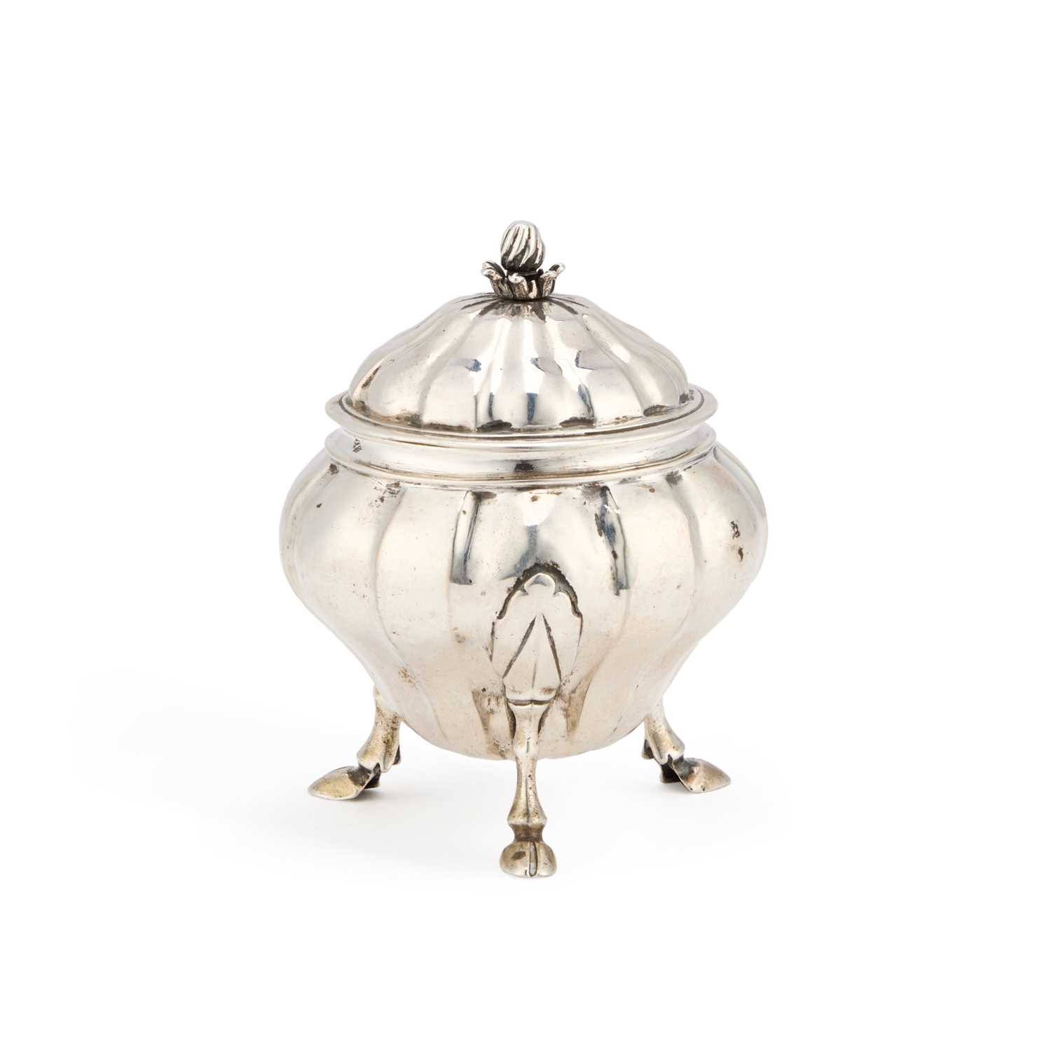 Lot A MALTESE SILVER COVERED SUGAR BOWL