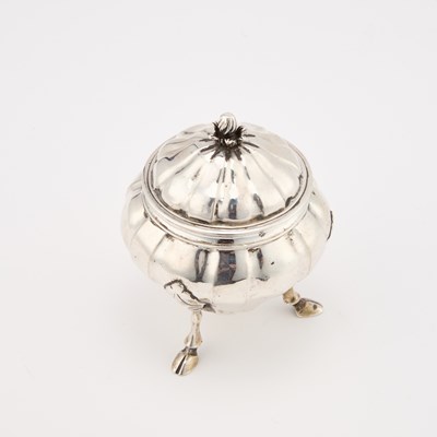 Lot A MALTESE SILVER COVERED SUGAR BOWL
