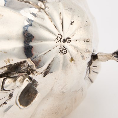 Lot A MALTESE SILVER COVERED SUGAR BOWL