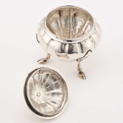 Lot A MALTESE SILVER COVERED SUGAR BOWL