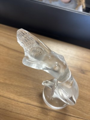 Lot 23 - RENÉ LALIQUE (FRENCH, 1860-1945), A 'CHRYSIS' CAR MASCOT