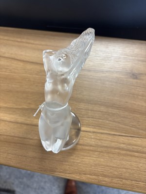 Lot 23 - RENÉ LALIQUE (FRENCH, 1860-1945), A 'CHRYSIS' CAR MASCOT
